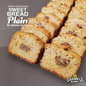 Sweet Bread Plain No Raisins, Currants or Cherries
