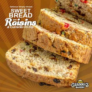 Sweet Bread with Raisins and Currants